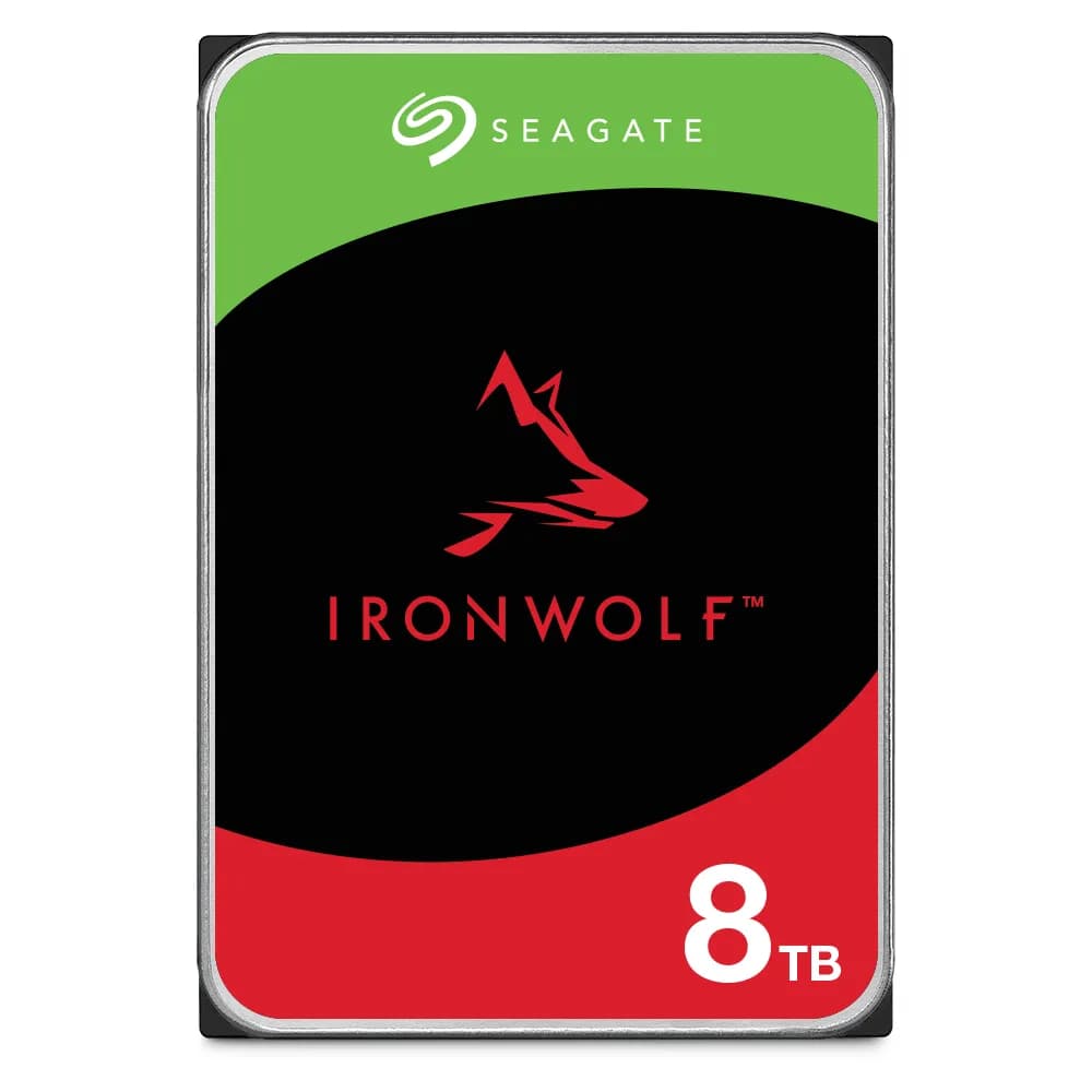 Seagate IronWolf 3.5" 8 Tt, 5400 RPM, 256 MB, SATA III -kovalevy (NAS)