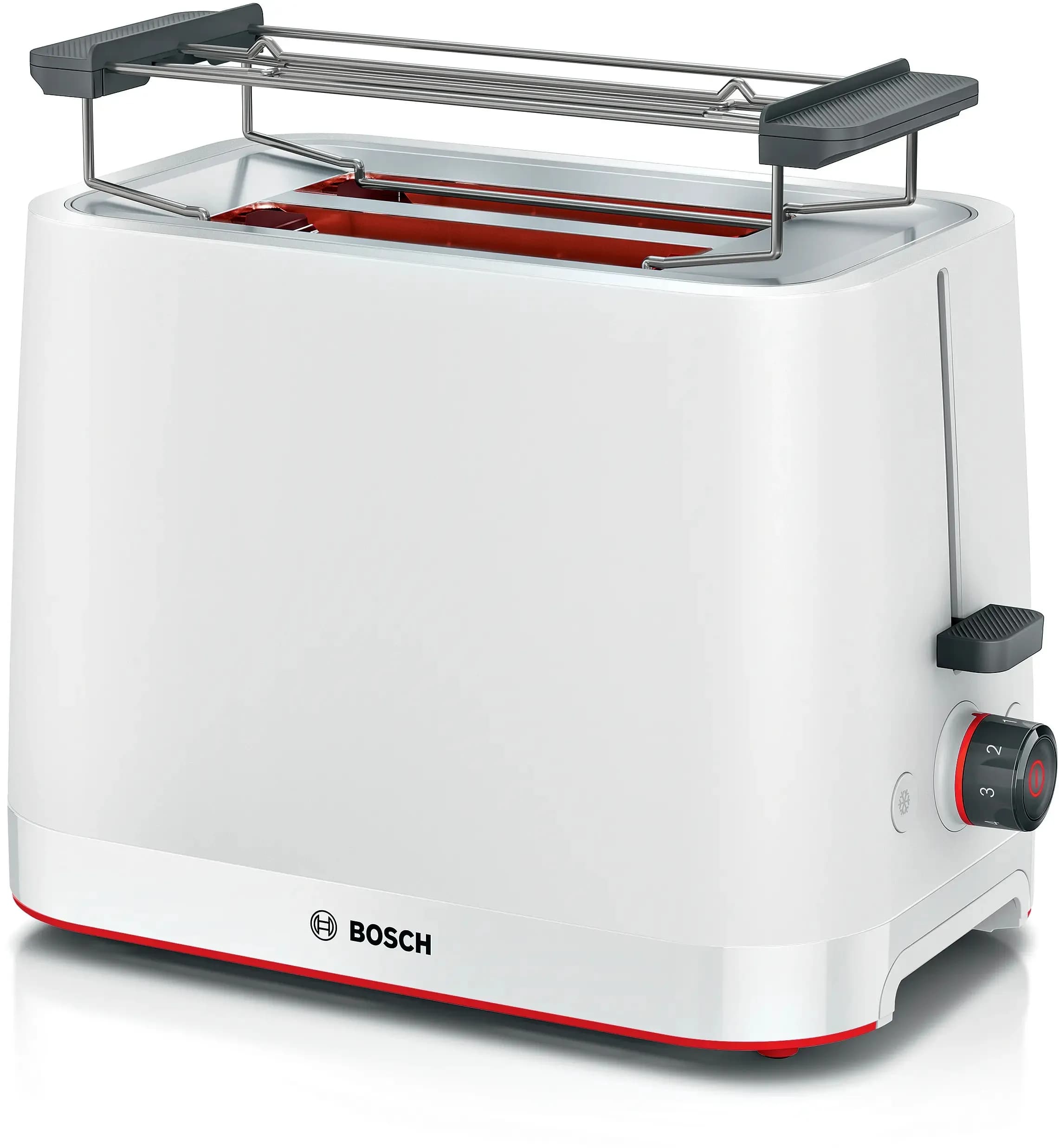 Bosch MyMoment TAT3M121 -leivänpaahdin, 2 viipaleita, valkoinen