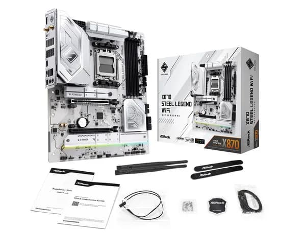ASRock X870 Steel Legend WiFi AM5 ATX -emolevy