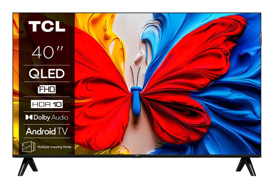 TCL 40V5C 40" Full HD QLED Google TV, 60 Hz, HDR10, HLG