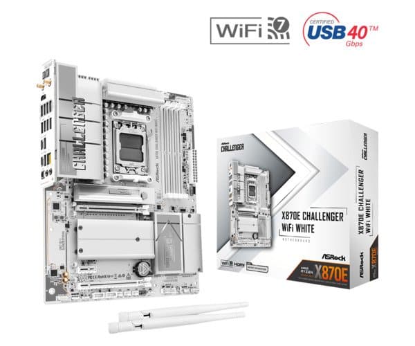 ASRock X870E Challenger WiFi White AM5 ATX  HDMI/USB-C    D