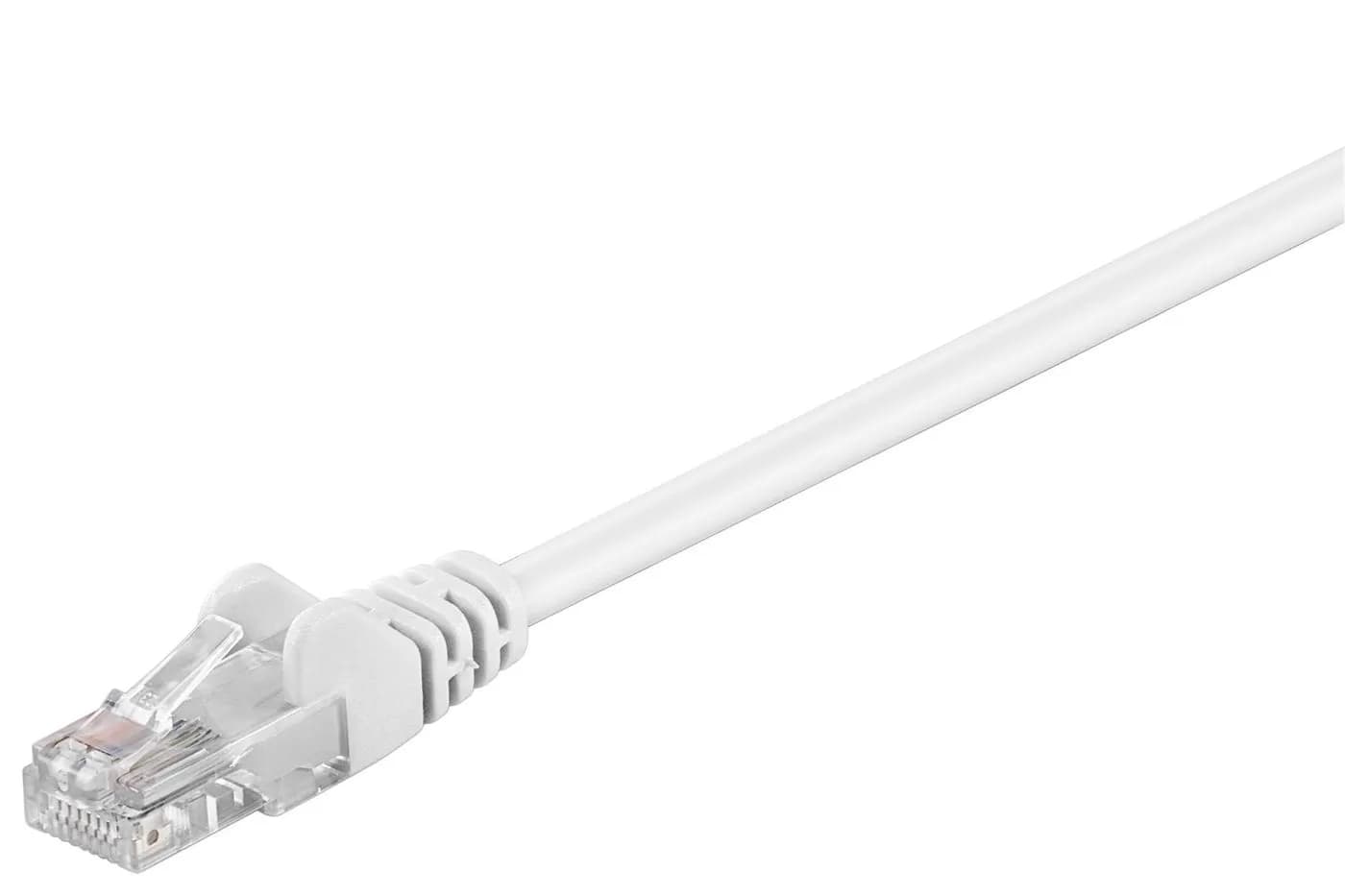 MicroConnect Cat5e U/UTP RJ45 0.5m -verkkokaapeli, valkoinen