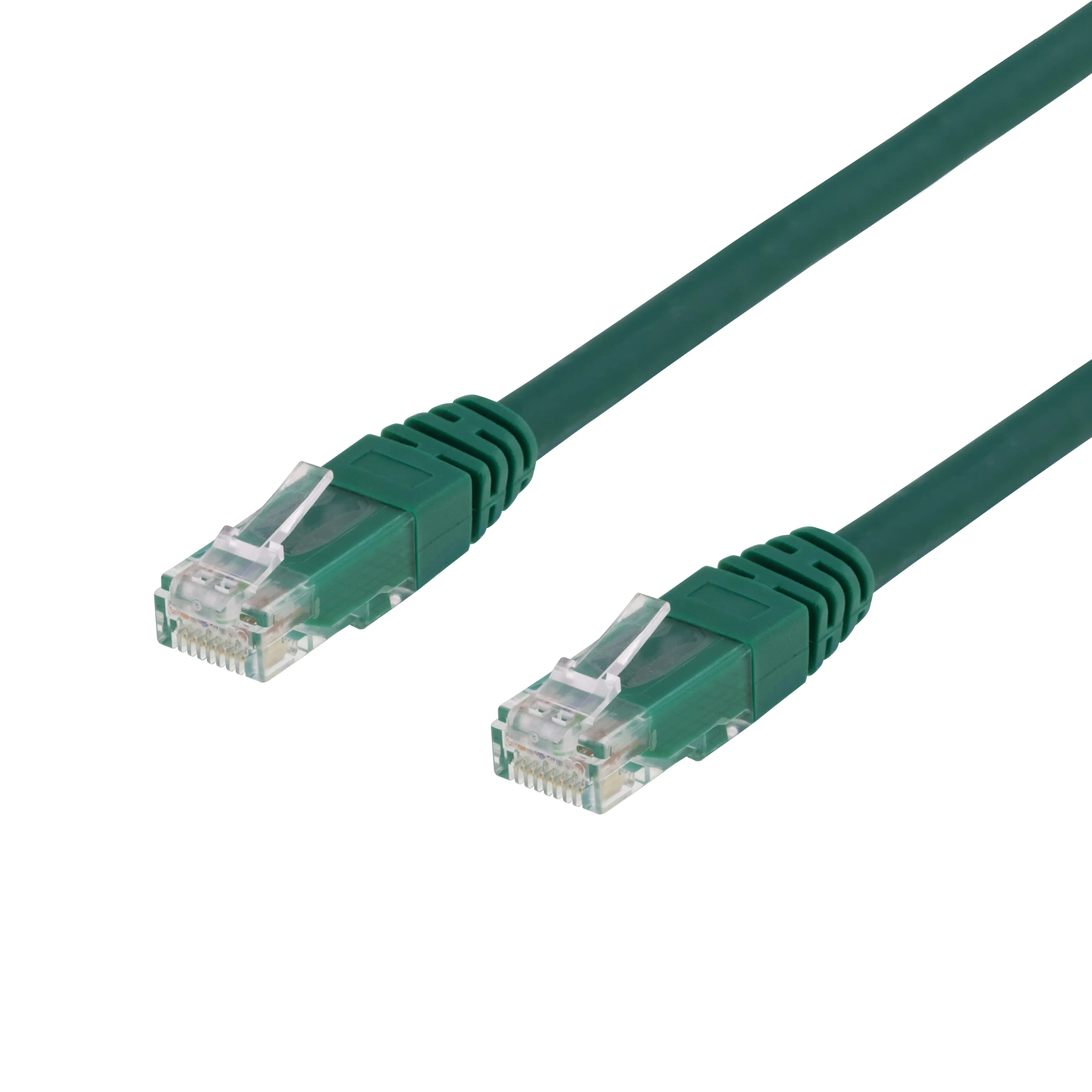 Deltaco Cat6 UTP RJ45 0.75m -verkkokaapeli, vihreä