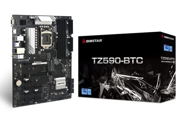 Biostar TZ590-BTC DUO LGA 1200 ATX -emolevy