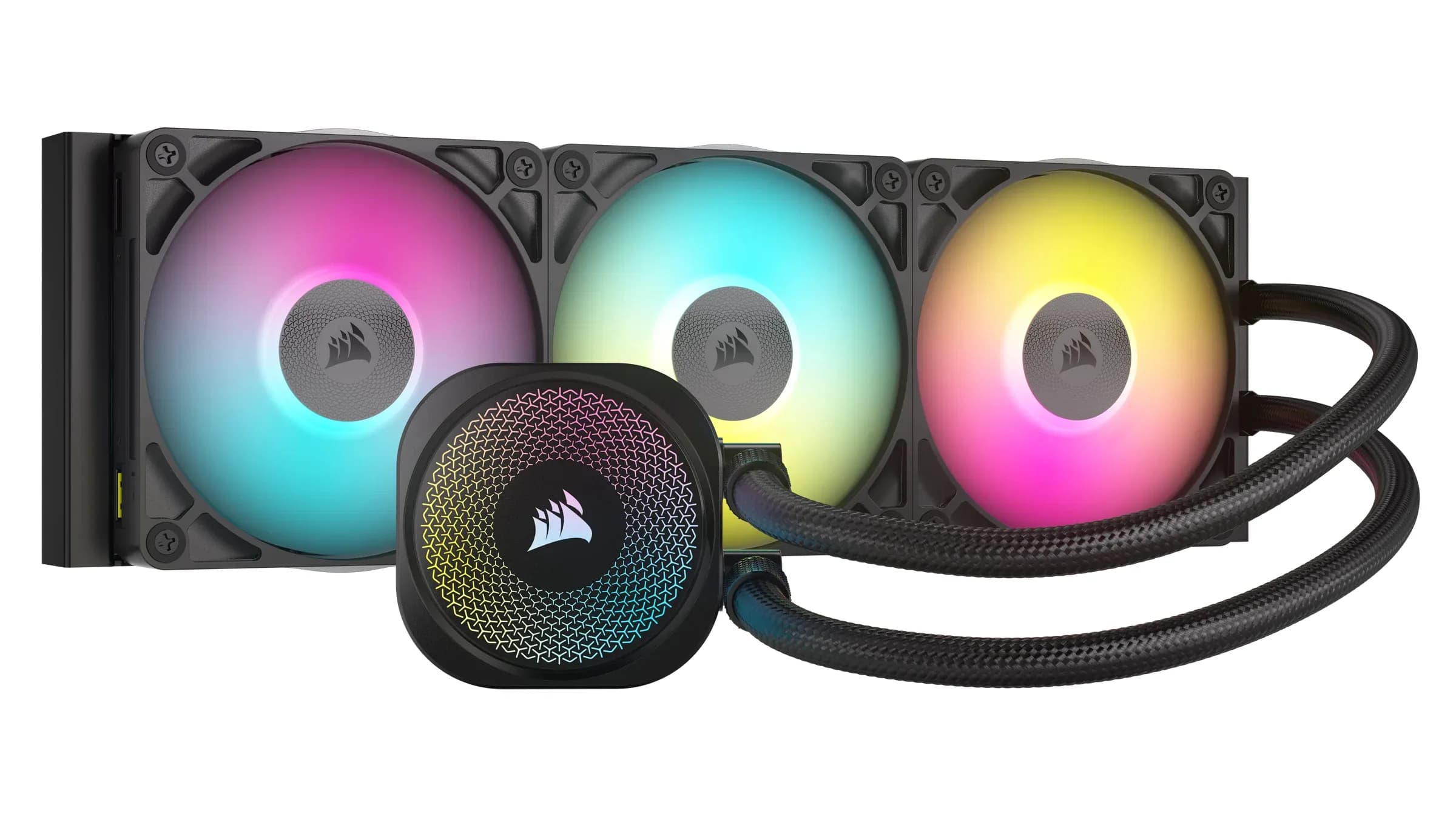 Corsair iCUE LINK TITAN RX 360mm RGB -nestejäähdytin, musta