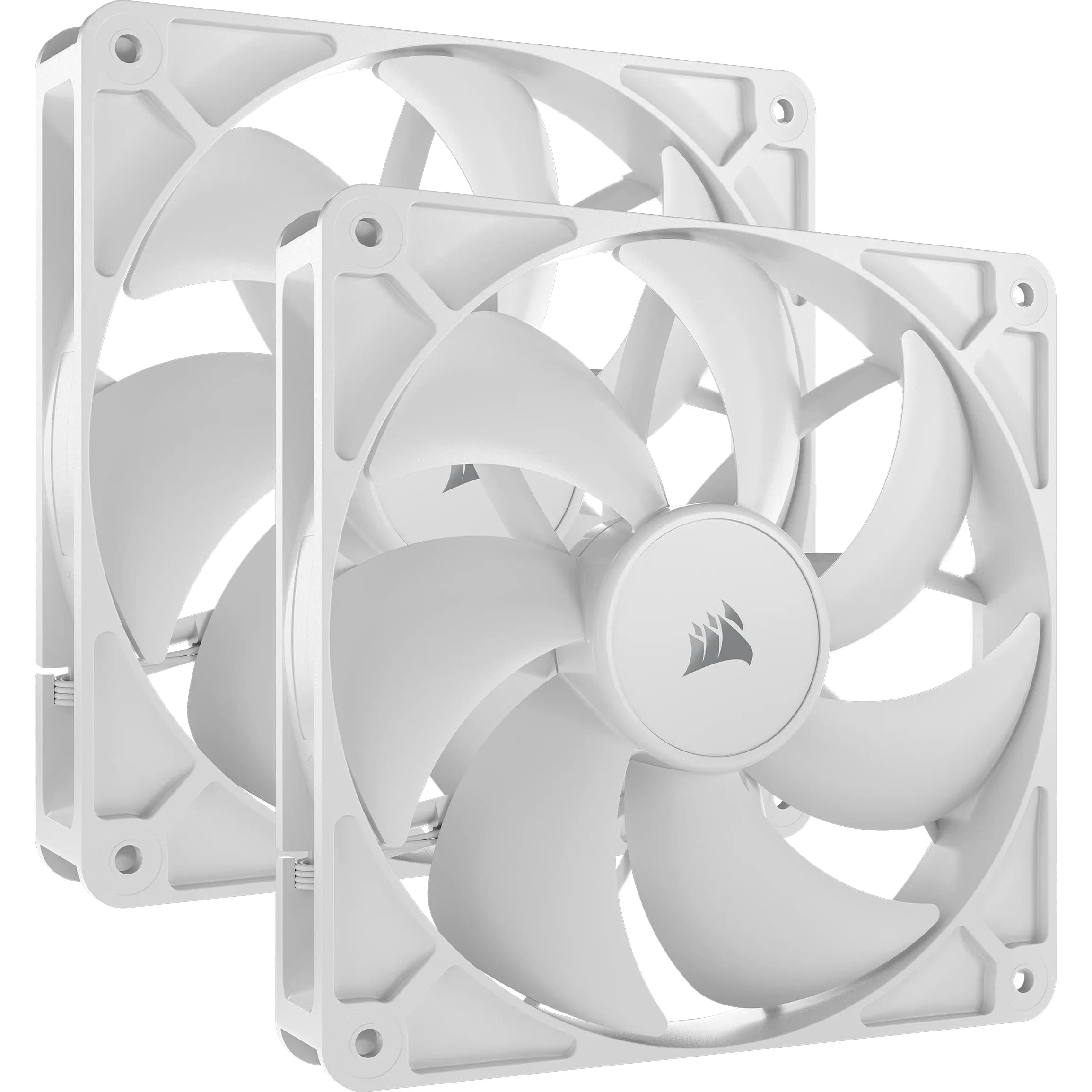 CORSAIR RS 140, 140 mm, PWM, Magneettikupulaakeri -tuuletinsarja, 2 kpl, valkoinen