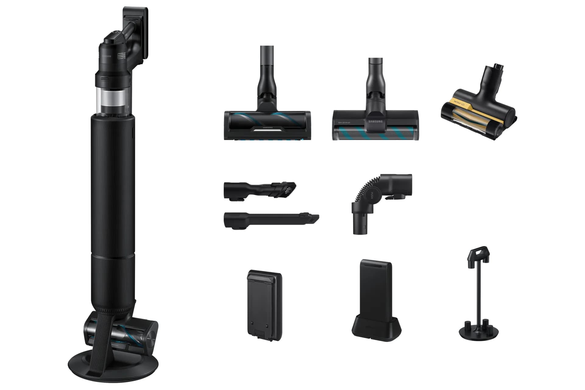 Samsung Bespoke AI Jet Ultra VS90F40DEK/WA -varsi-imuri 0.5 L 1300 W, musta