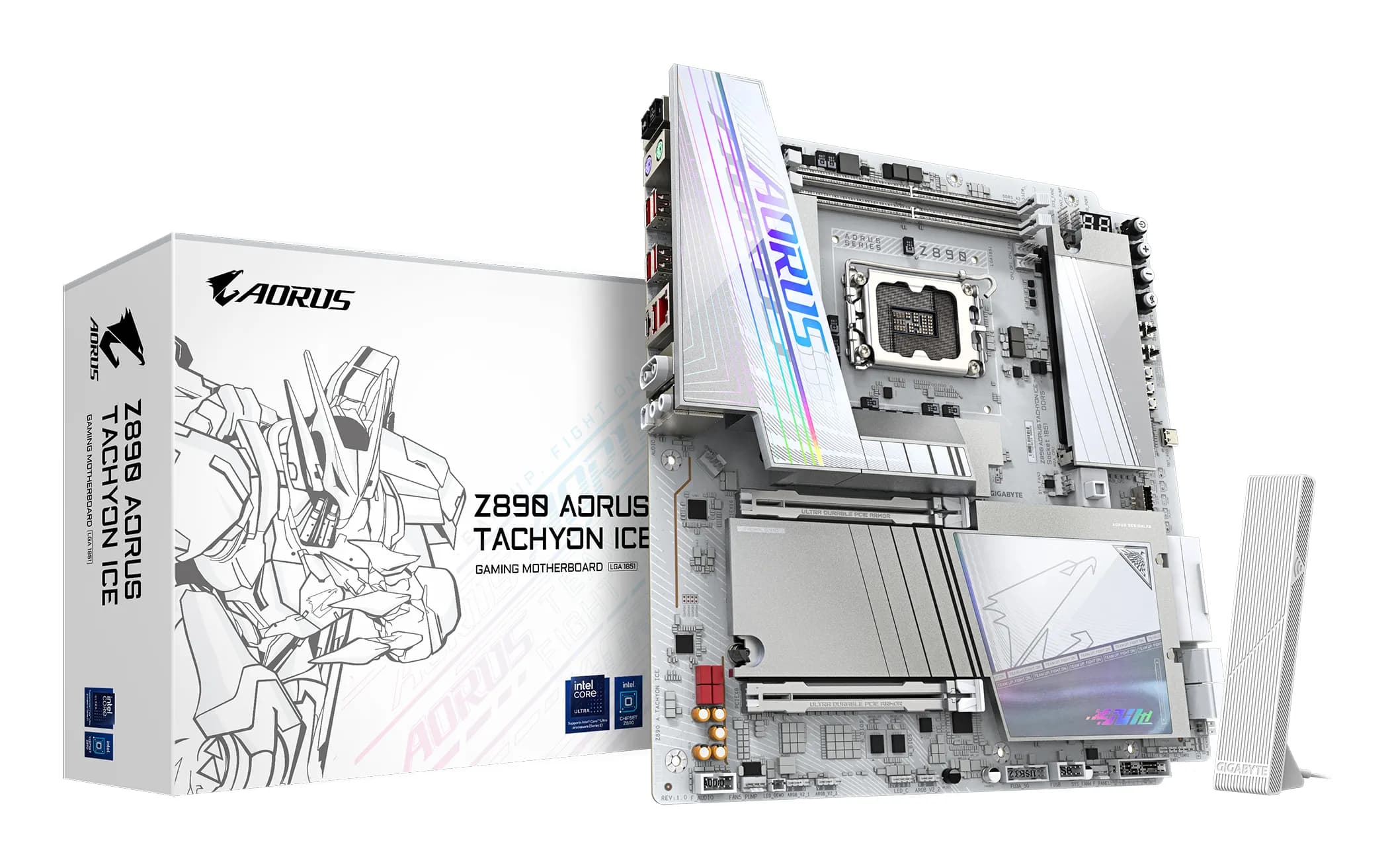 Gigabyte Z890 AORUS TACHYON ICE WiFi 7 LGA1851 E-ATX -emolevy