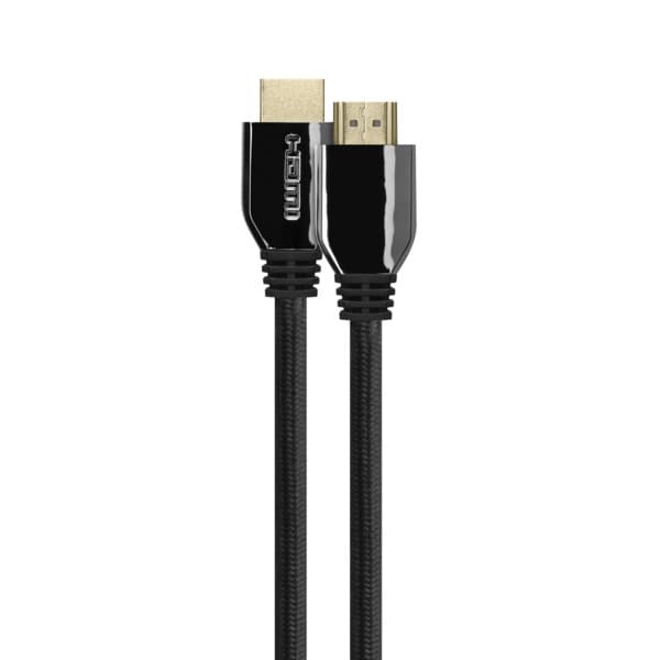 Deltaco Ultra High Speed HDMI 2.1 -kaapeli, jossa 8K, 2 m, musta
