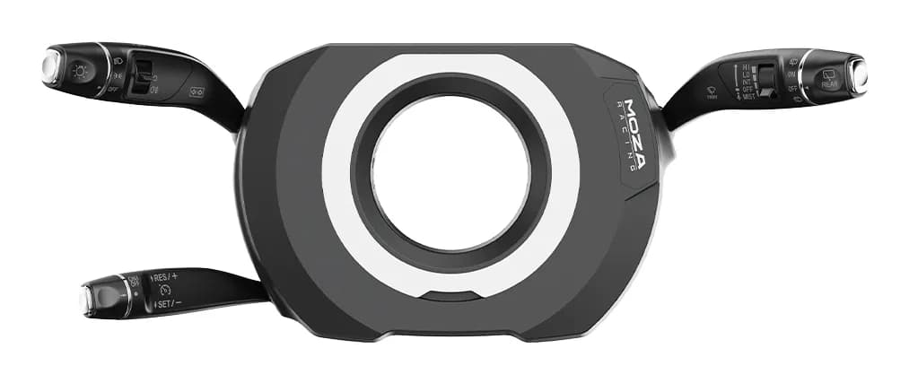 MOZA Multi-function Stalks for Truck (Levers) - 28 programmable buttons, Auto-cancelling turn signals