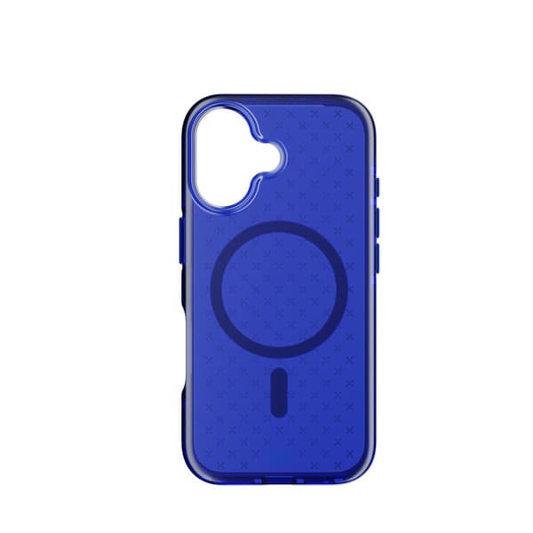 Tech21 Evo Check MagSafe, iPhone 17 -suojakuori, Electric Blue