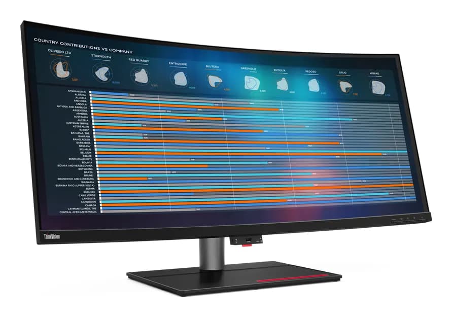 Lenovo ThinkVision P40w-20 39.7" WUHD, IPS, USB-C hub -kaareva näyttö