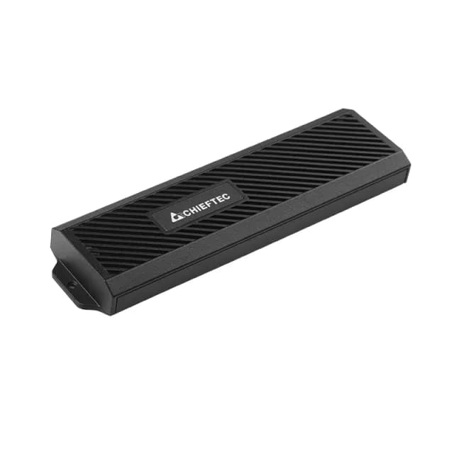 CHIEFTEC CEB-M2C-TLE M.2 NVMe/SATA SSD -kotelo, USB 3.2 Gen 2, USB-C, työkaluton, musta