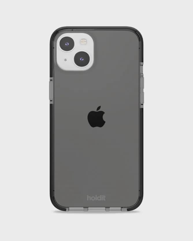 Holdit Seethru iPhone 14 Plus -suojakuori, Musta