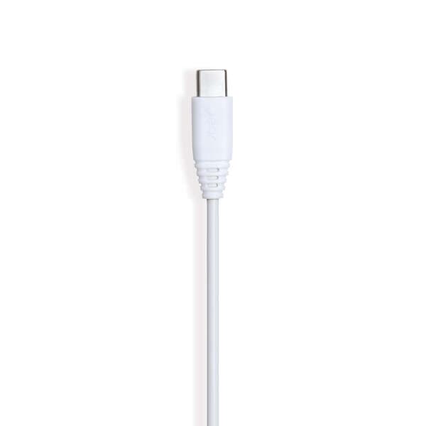 Gear USB 2.0 USB-C -kaapeli, 0,3 m, valkoinen