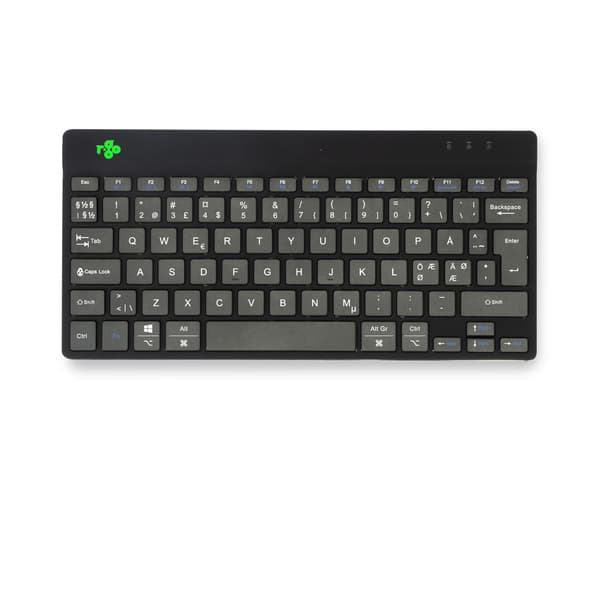 R-Go Compact Break -langaton ergonominen näppäimistö, musta