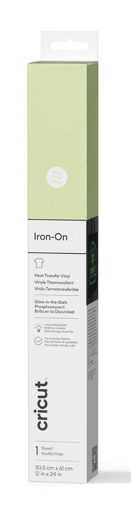 Cricut Glow in the dark Iron-On 30x60cm 1 sheet (Glow in the dark)