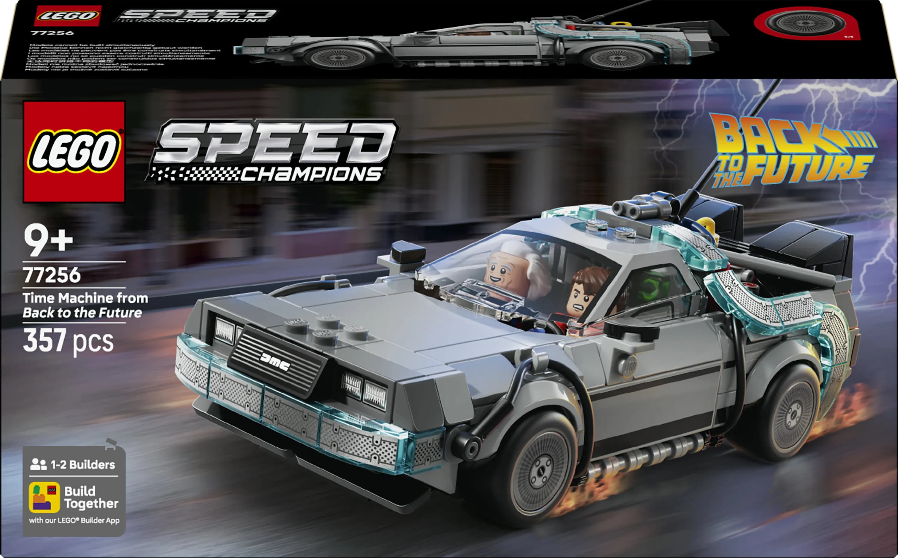 LEGO Speed Champions Back to the Future -aikakone 77256