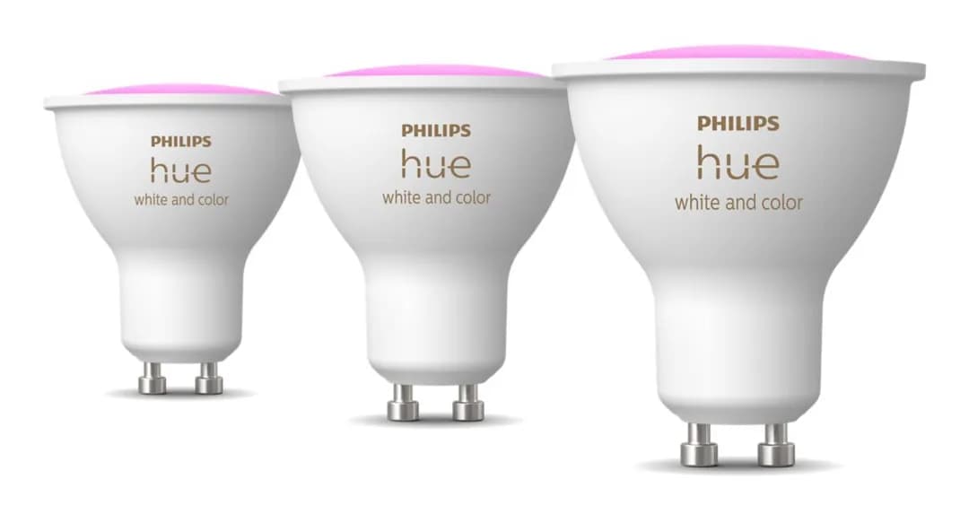 Hue White and Color Ambiance GU10 400lm 3-pack