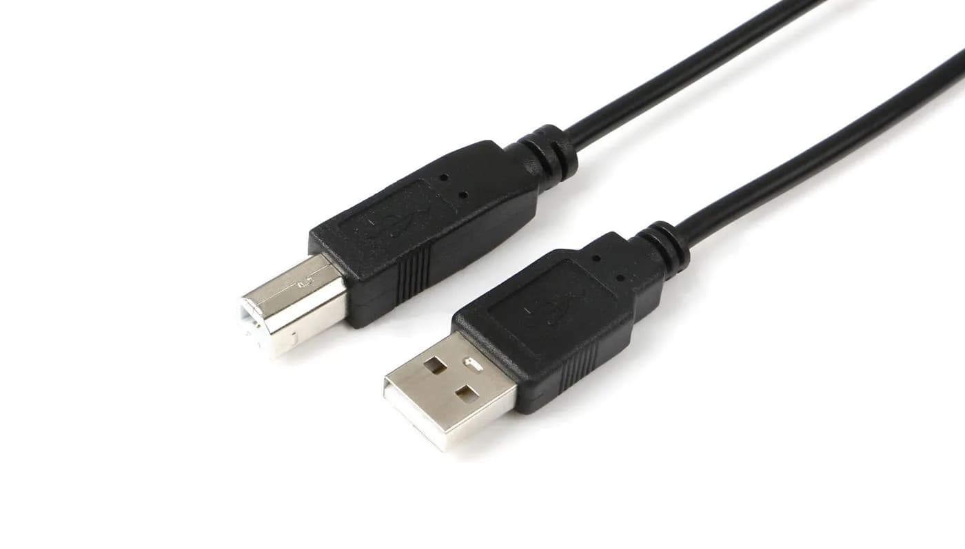 USB2.0  A-B 5m M-M Black