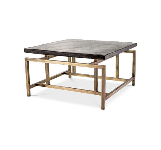 Schlumberg sohvapöytä antiikki messinki