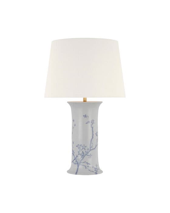 Mallory Table Lamp Sky Twiggy/Linen