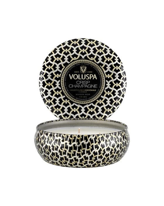 Crisp Champagne -tuoksukynttilä, 3 sydäntä