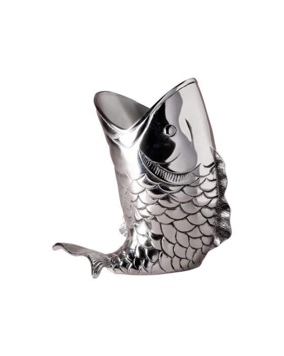 Fish Ice Bucket Silver
