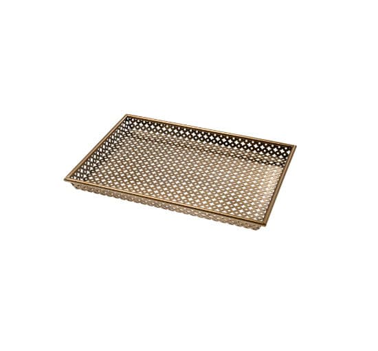 Sirenuse Tray Antique Brass