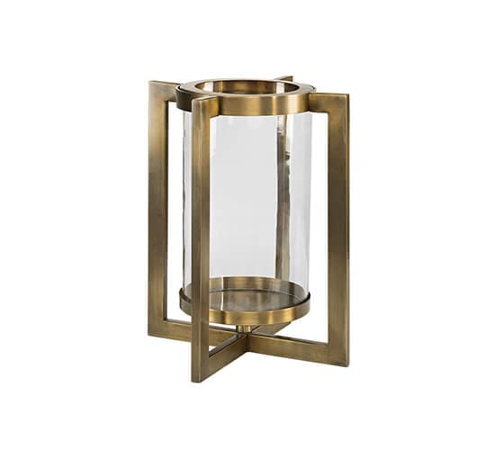 Verano-kynttilälyhty, antiikkimessinki