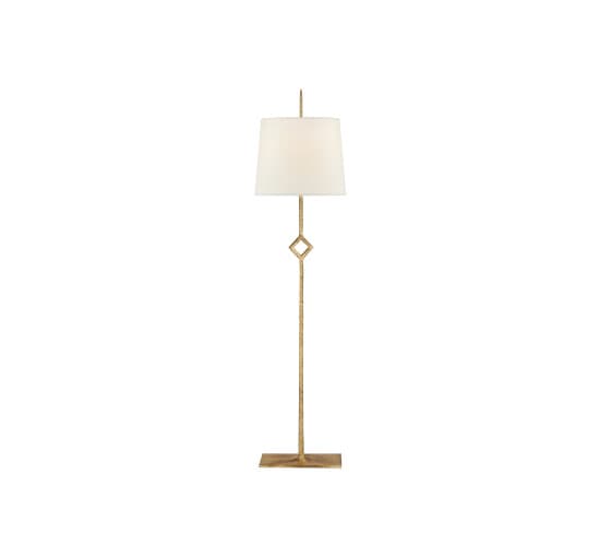 Cranston Buffet Lamp Gilded Iron/Linen