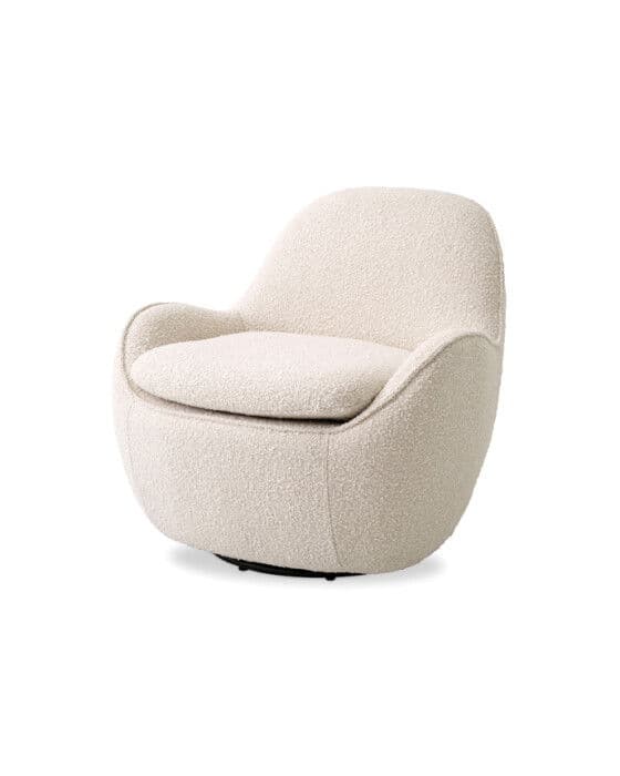 Cupido nojatuoli bouclé cream