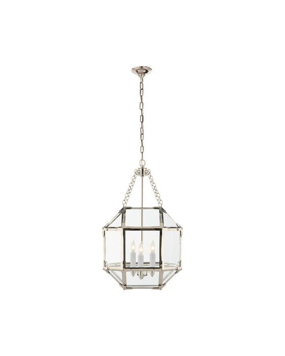 Morris Small Lantern Polished Nickel