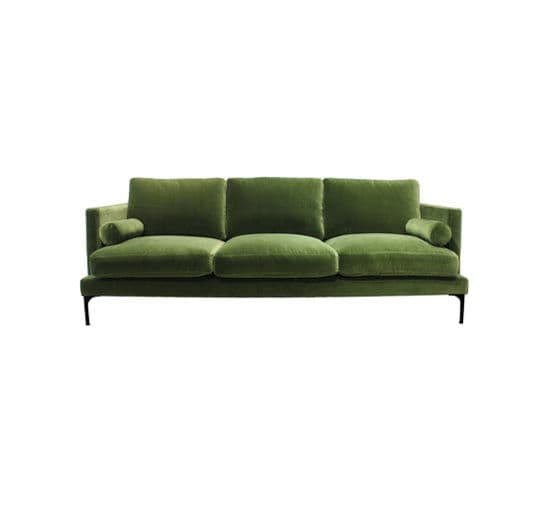 Bonham Sofa 3-seater Amazon Green/Black