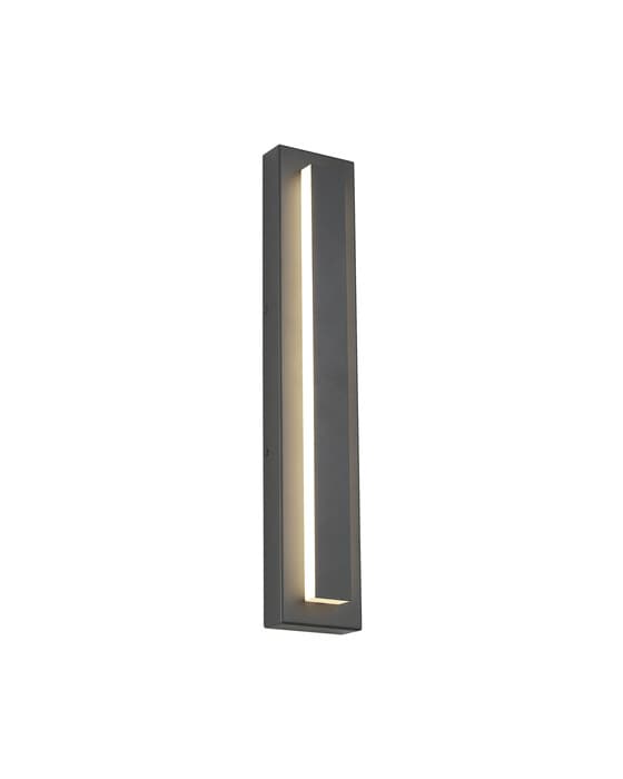 Aspen 26" Outdoor Wall Sconce Charcoal