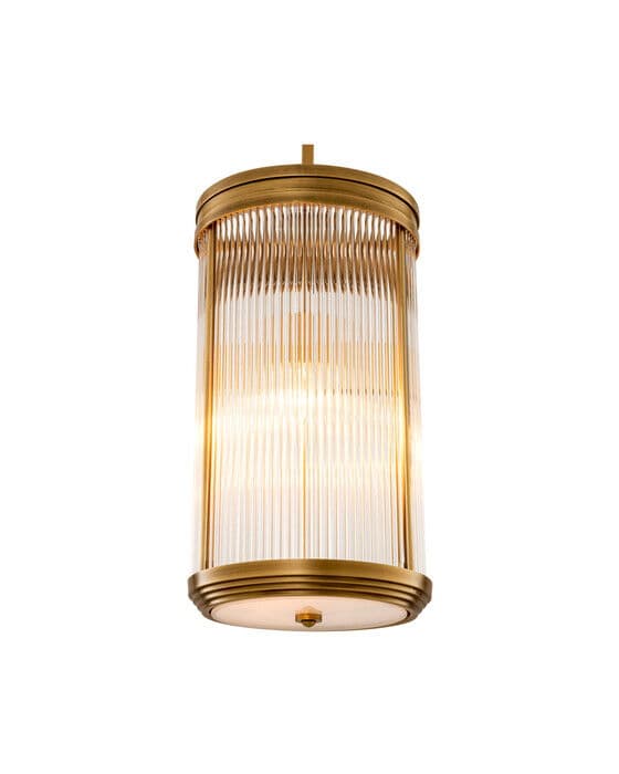 Rousseau kattovalaisin antique brass