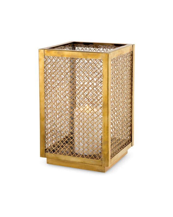 Cairo kynttilälyhty antiikki messinki