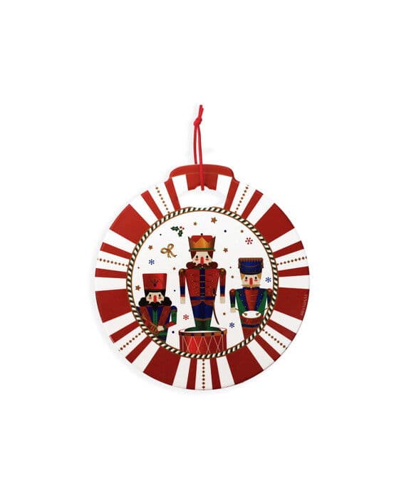 Marcel-joulukoriste punainen/valkoinen