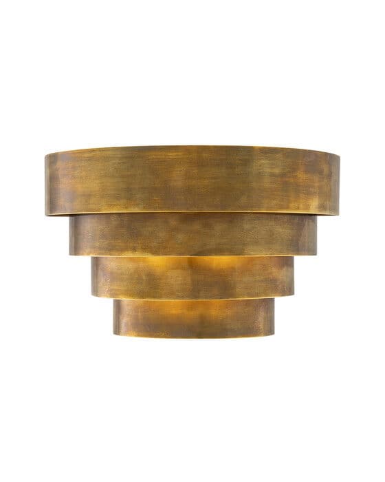 Rizzi seinävalaisin vintage brass