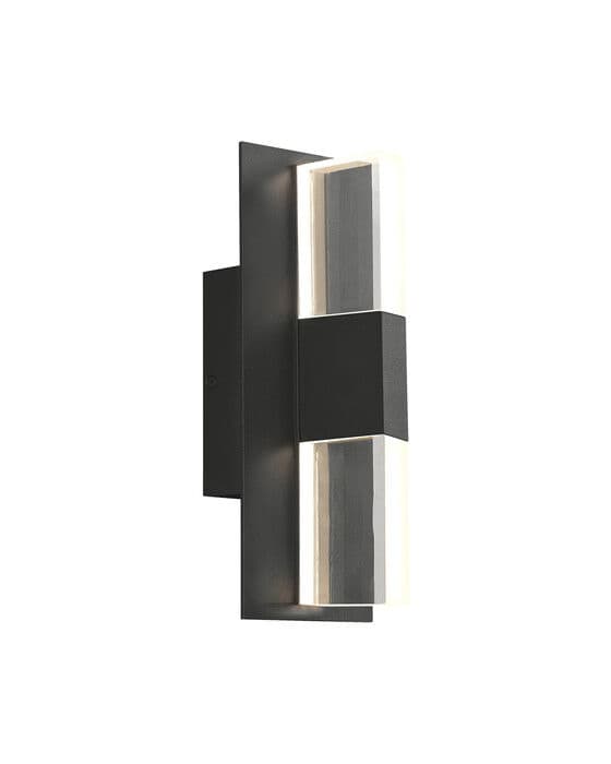 Lyft 12" Outdoor Wall Sconce Black