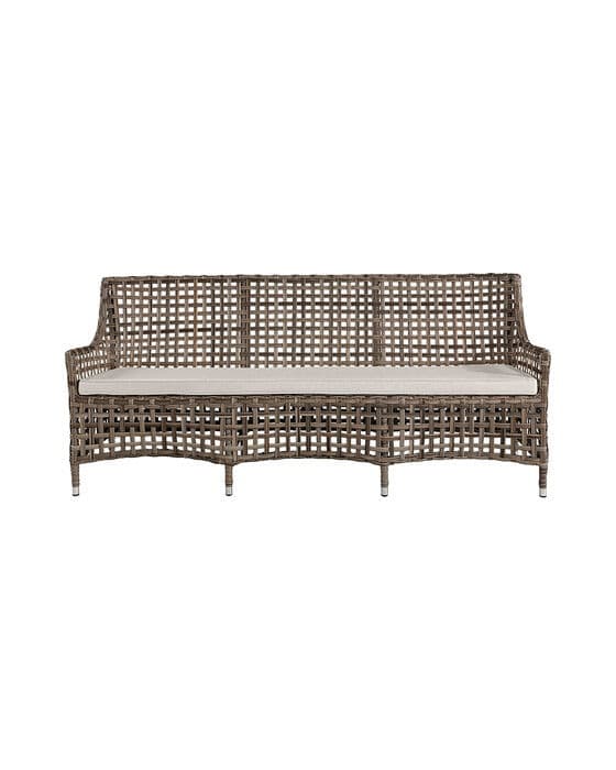 Malaga Dining Sofa 3-seat Classic Grey