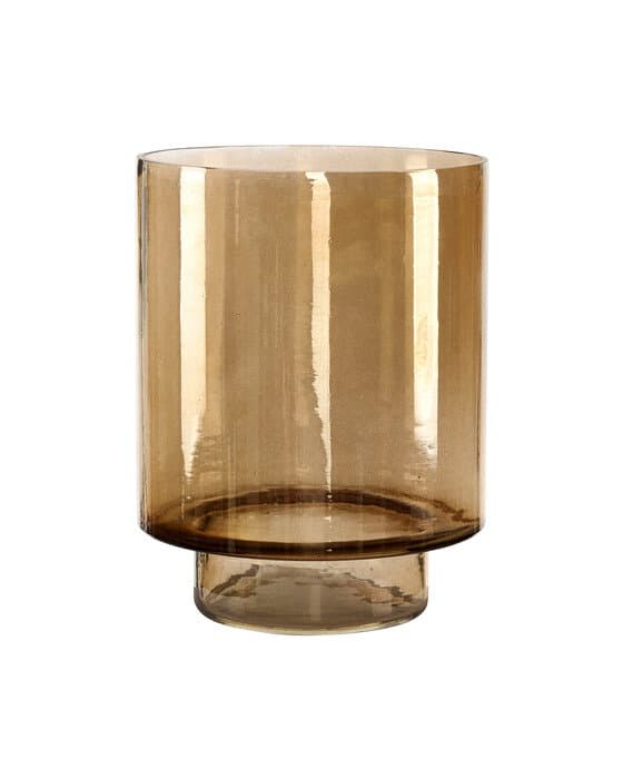 Reef Candle Holder Smoke Brown