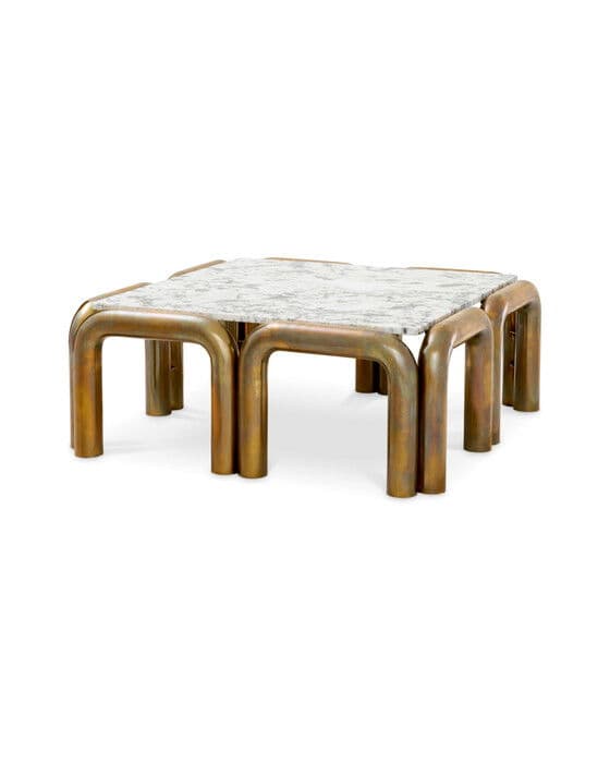 Sunwood Coffee Table Vintage Brass