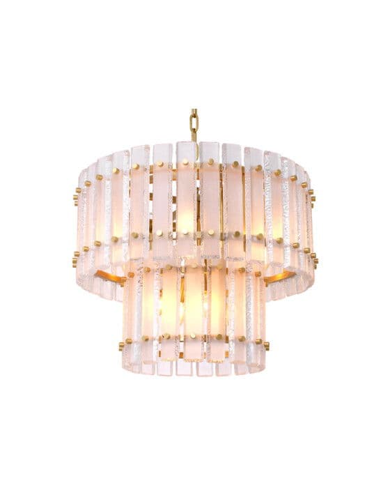 Blason kattokruunu antiikkimessinki