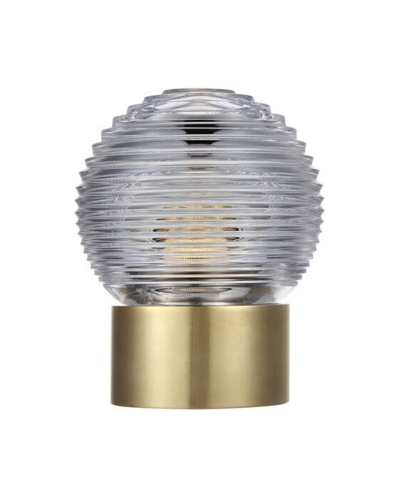 Circon 7" Rechargeable Accent Lamp Brass