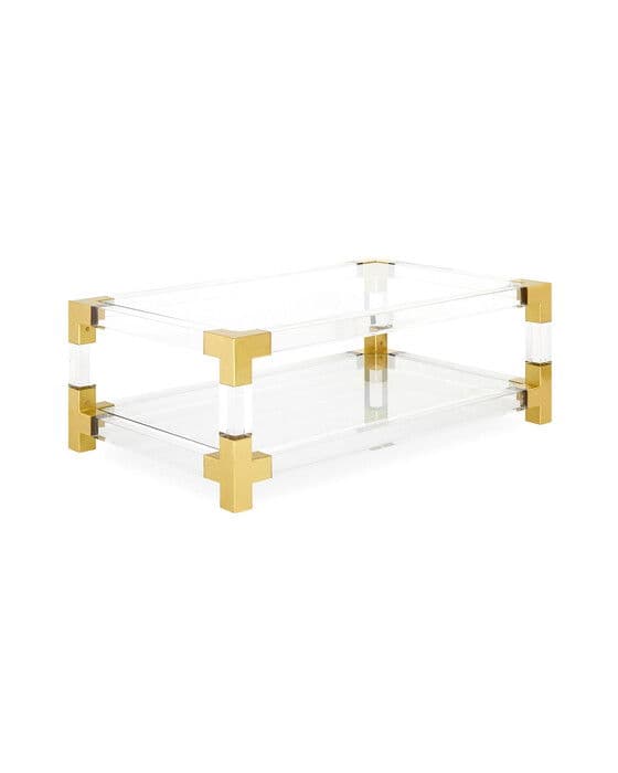 Jacques Coffee Table Brass