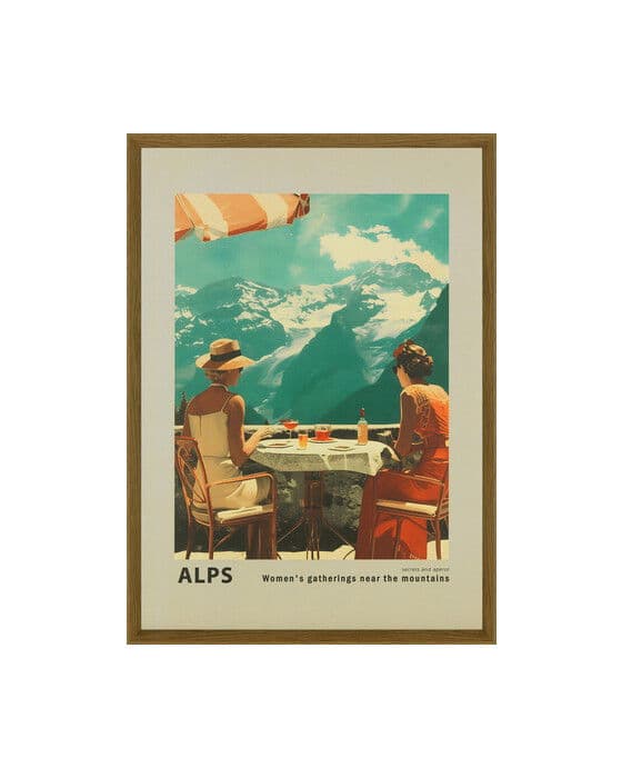 Meeting of Girls near the Mountains