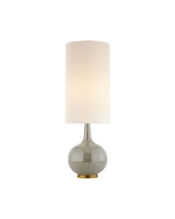 Hunlen Table Lamp Shellish Gray