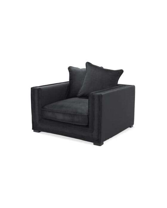 Menorca nojatuoli musta OUTLET