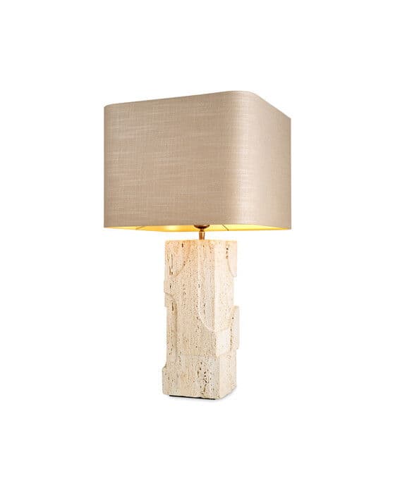 Mazzini Table Lamp Travertine